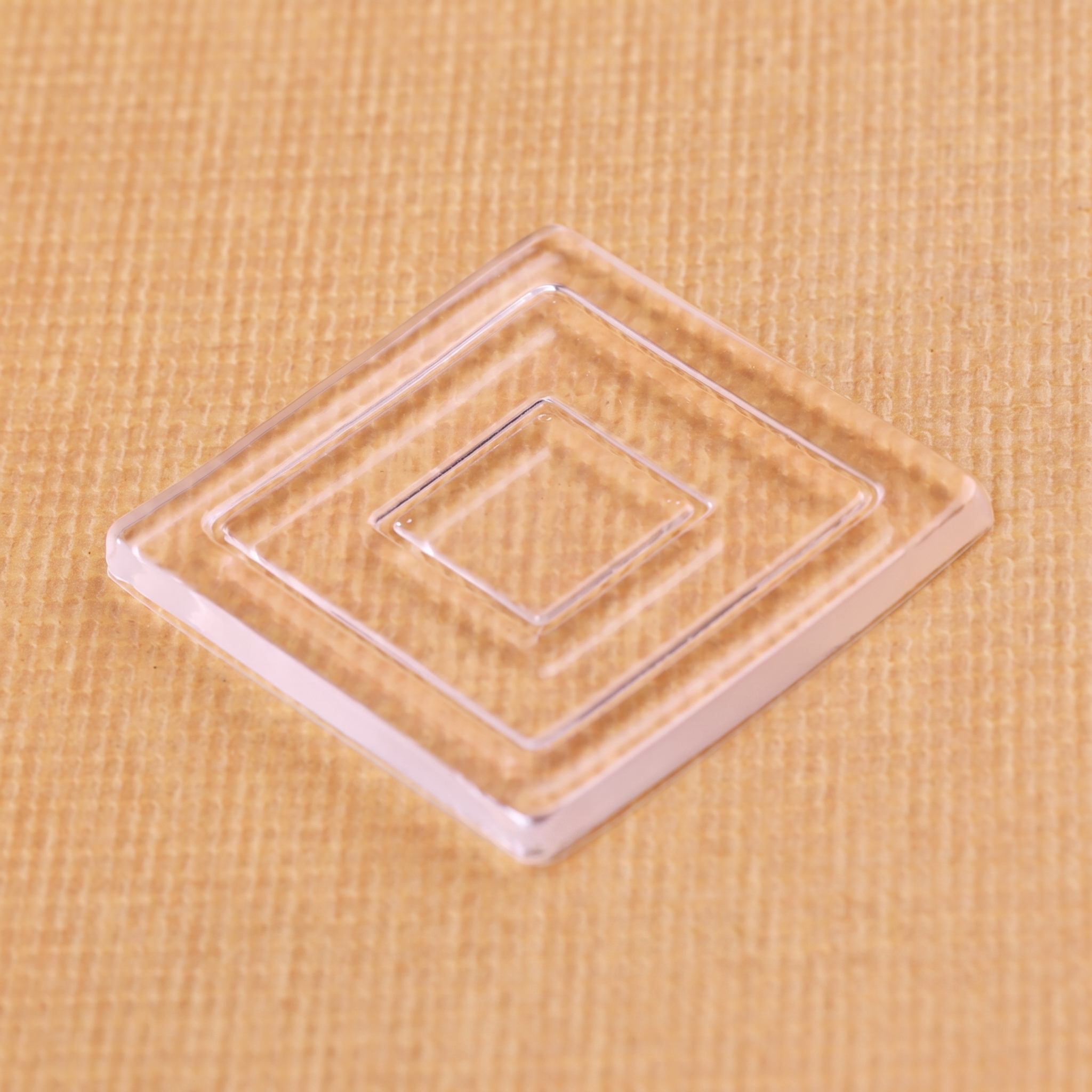 Möbelstopper eckig, transparent