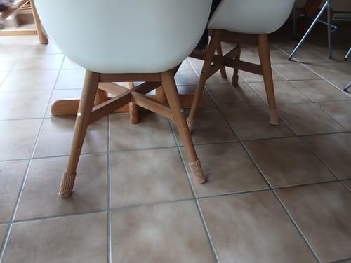 Kundenfoto: Stuhlsocken im Einsatz